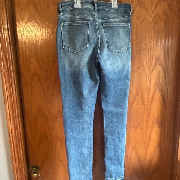 GAP Blue Skinny Jeans with Pink Accents - Picture 7 of 7